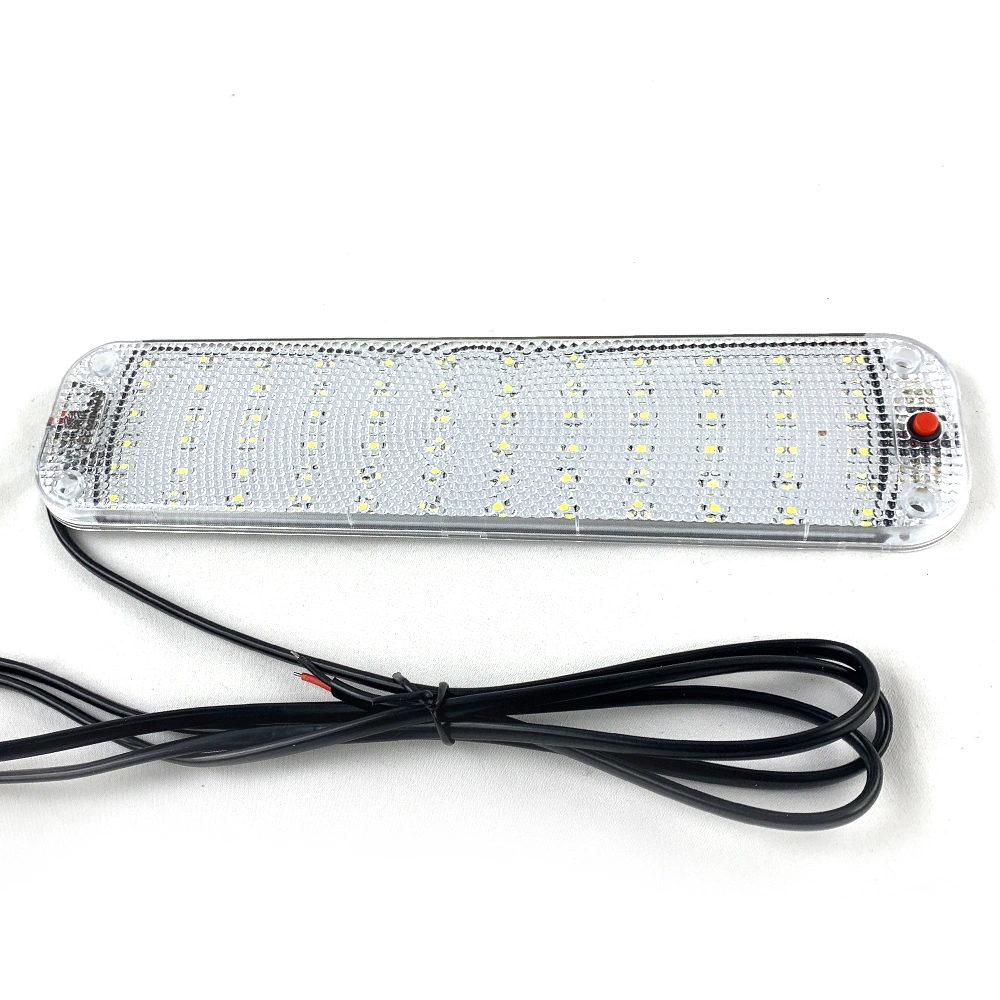 LED Cab Reading Light Compartment Light for Van Large Truck 12V 24V Car Interior Touring Cross Country Vehicle Light 25*6*1cm