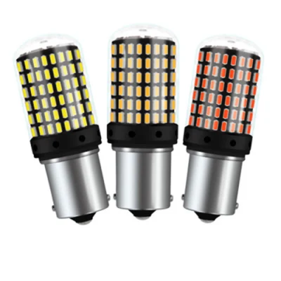 1X 3014 144SMD LED 자동차 버스 1156 후진/후진/방향 지시등/브레이크 신호등용 5W LED 전구