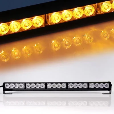 DC12V LED 스트로브 비상 조명 차량 표면 실장 그릴 경고 구급차 스트로브 라이트 헤드 자동차 트럭 방향 지시등