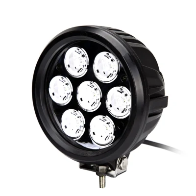 트럭 SUV ATV용 12V 24V 7인치 70W 스폿 투광 빔 LED 구동등