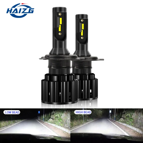 Haizg LED H7/H4 HID 자동차 안개등 트럭 작업 조명 H3/H11 자동차 LED 헤드라이트 9005 9006 LED 조명