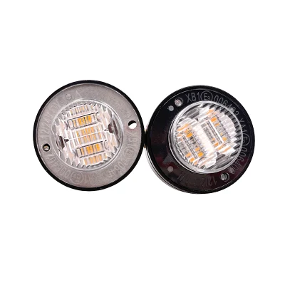 R65 인증서가 있는 10-30VDC LED 은신처 조명, LED 은신처 스트로브 조명, 점멸 모드, 위험 경고 그릴, 자동차, 트럭, 차량용 안전 경고등